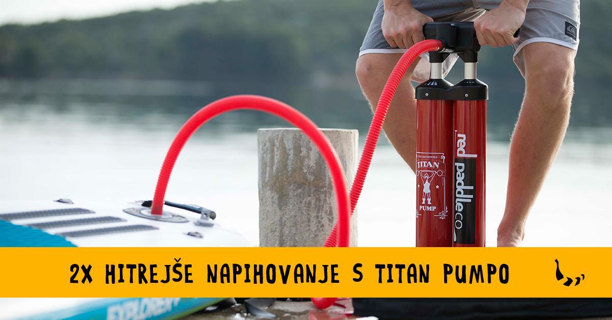 Titan pumpa - hitrejše napihovanje s Titan pumpo