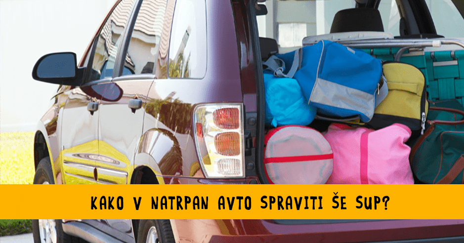 Kako spakirati sup za na morje