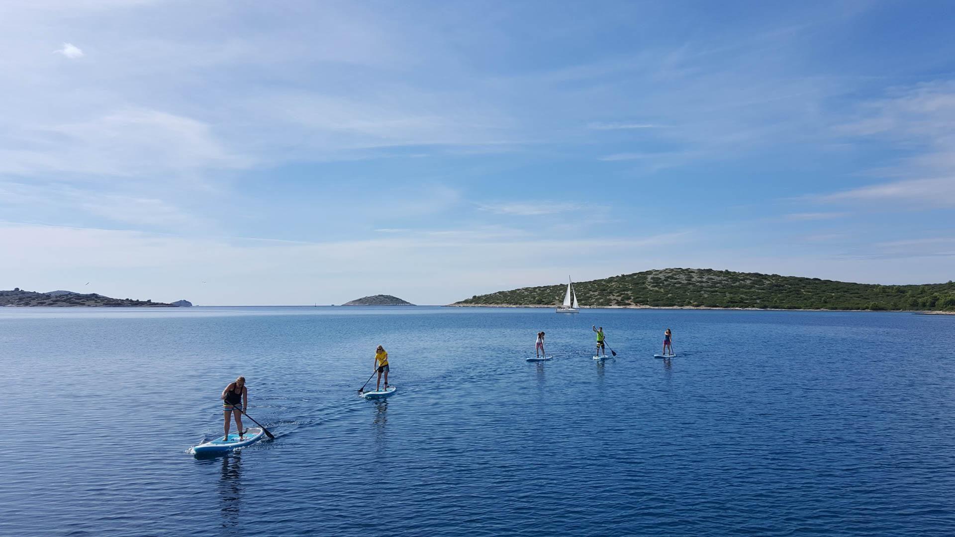 Paddle-boarding Croatia
