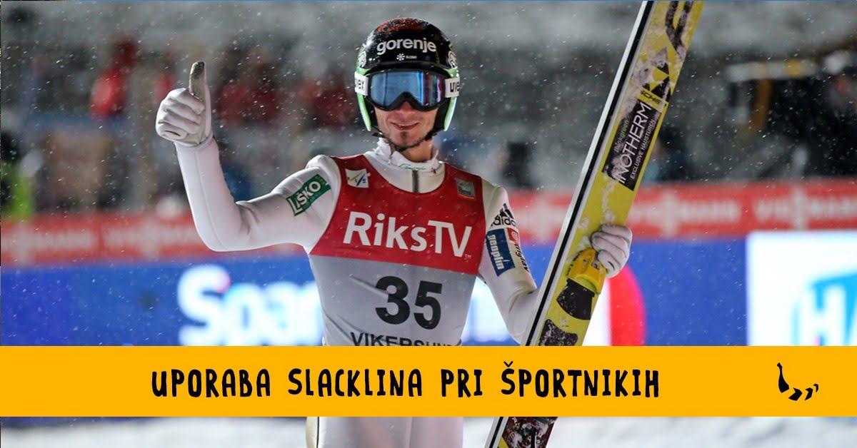 Uporaba slacklina pri športnikih - Bananaway