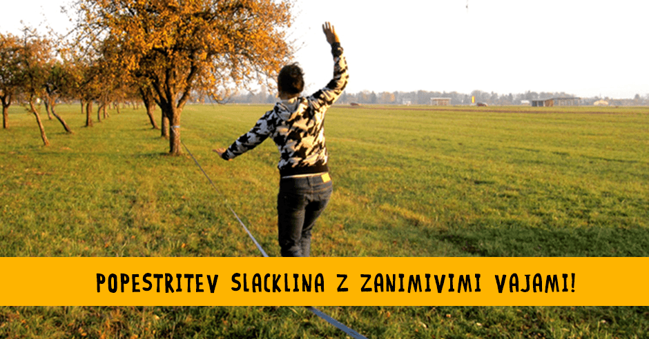 7 zanimivih vaj, s katerimi lahko popestriš urice slacklina - Bananaway