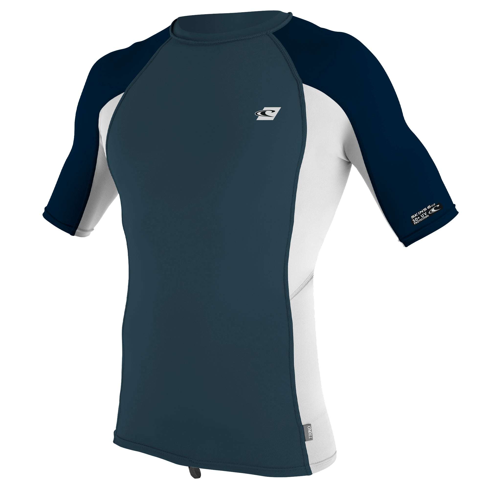 Lycra O'Neill Premium Skins S/S, oprijeta, modra - bela, moška | Bananaway
