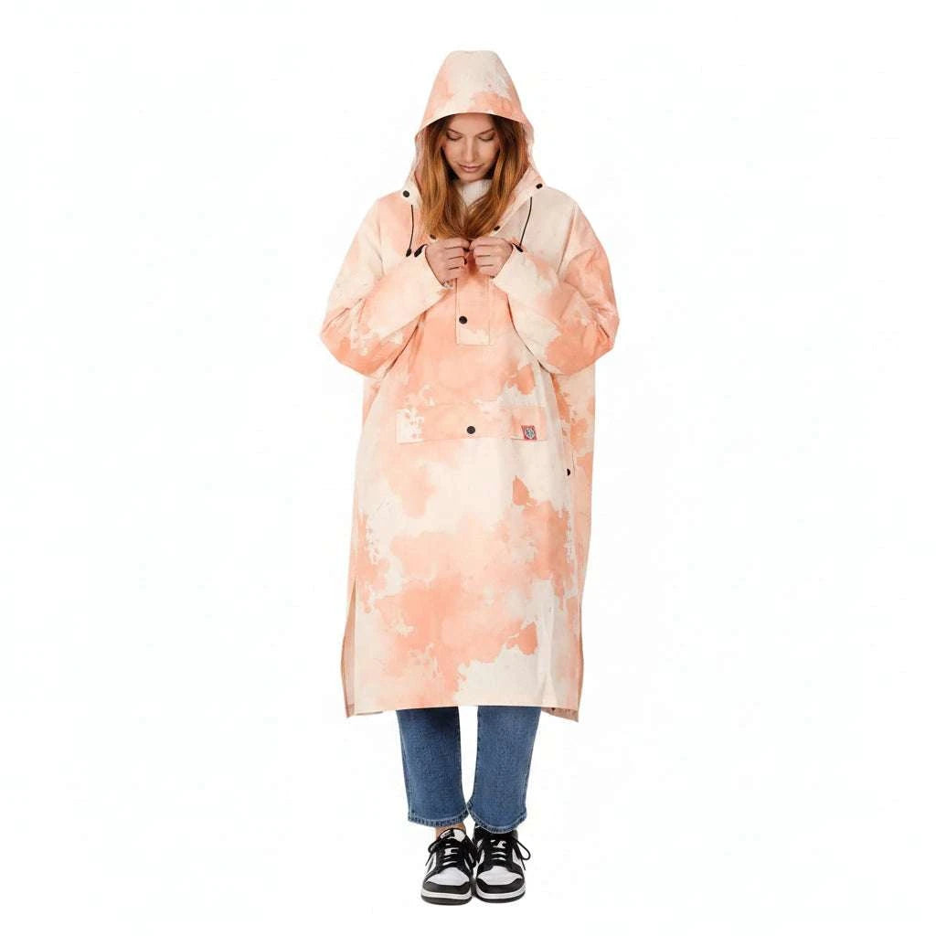 AFTER Watercolor Rain Poncho