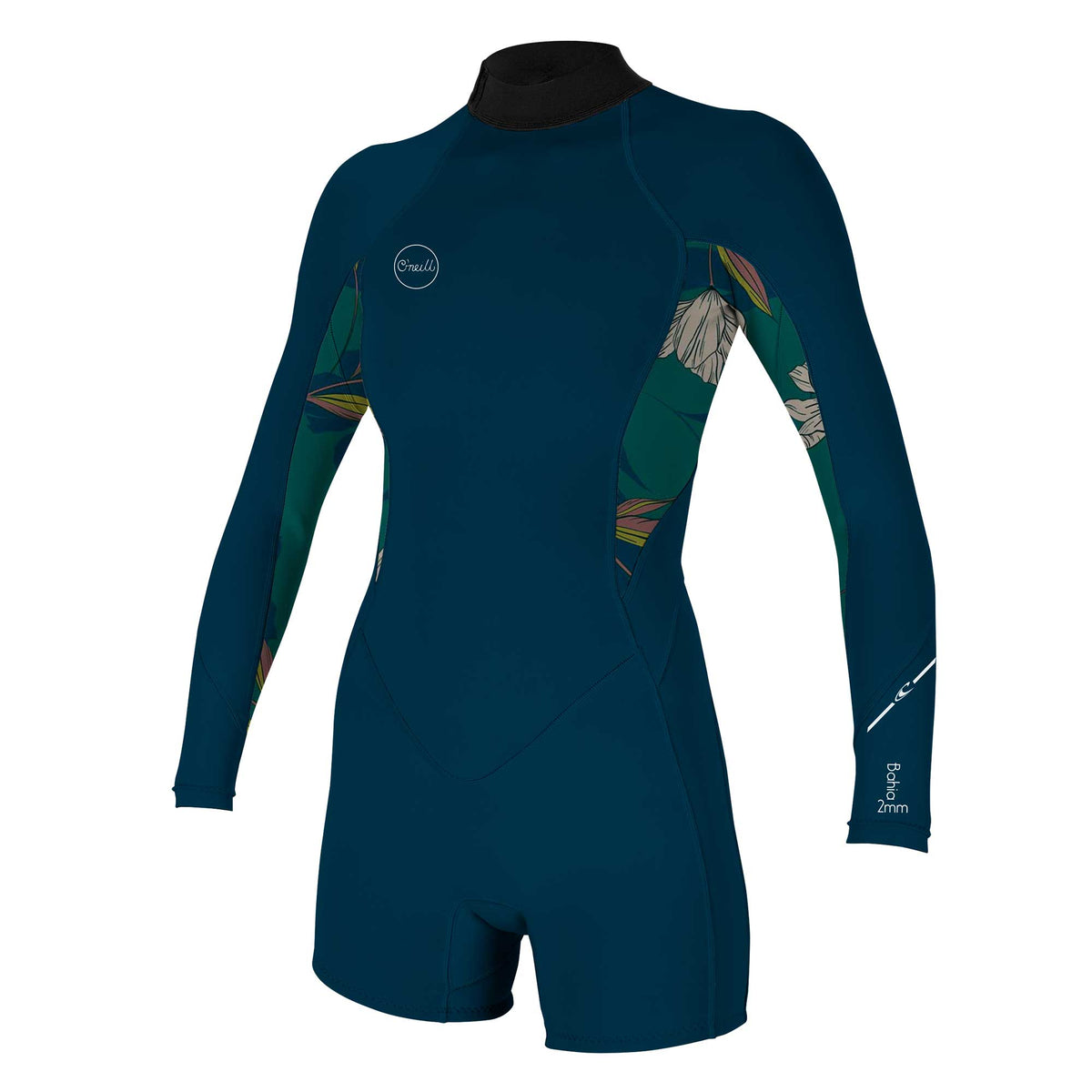 Poleten neopren z dolgimi rokavi O'Neill Bahia 2/1 mm back zip, moder