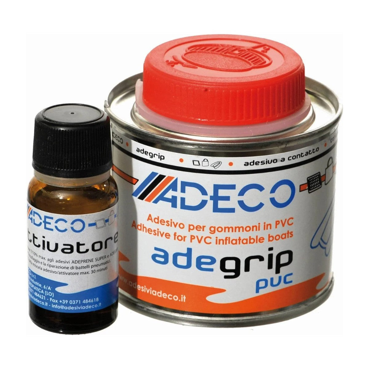 Two-component PVC glue for sup, professional kit