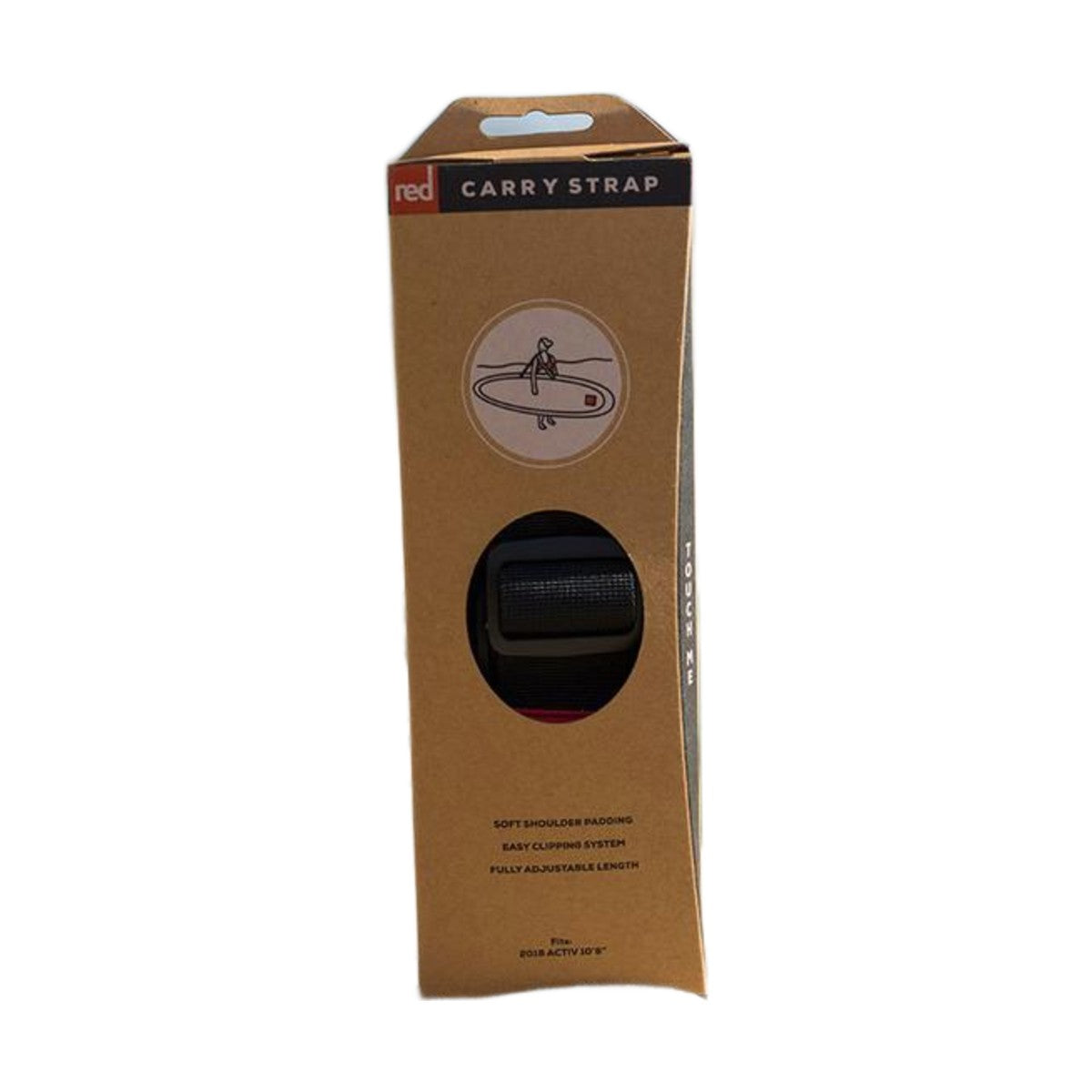 Red Original sup carry strap in packaging