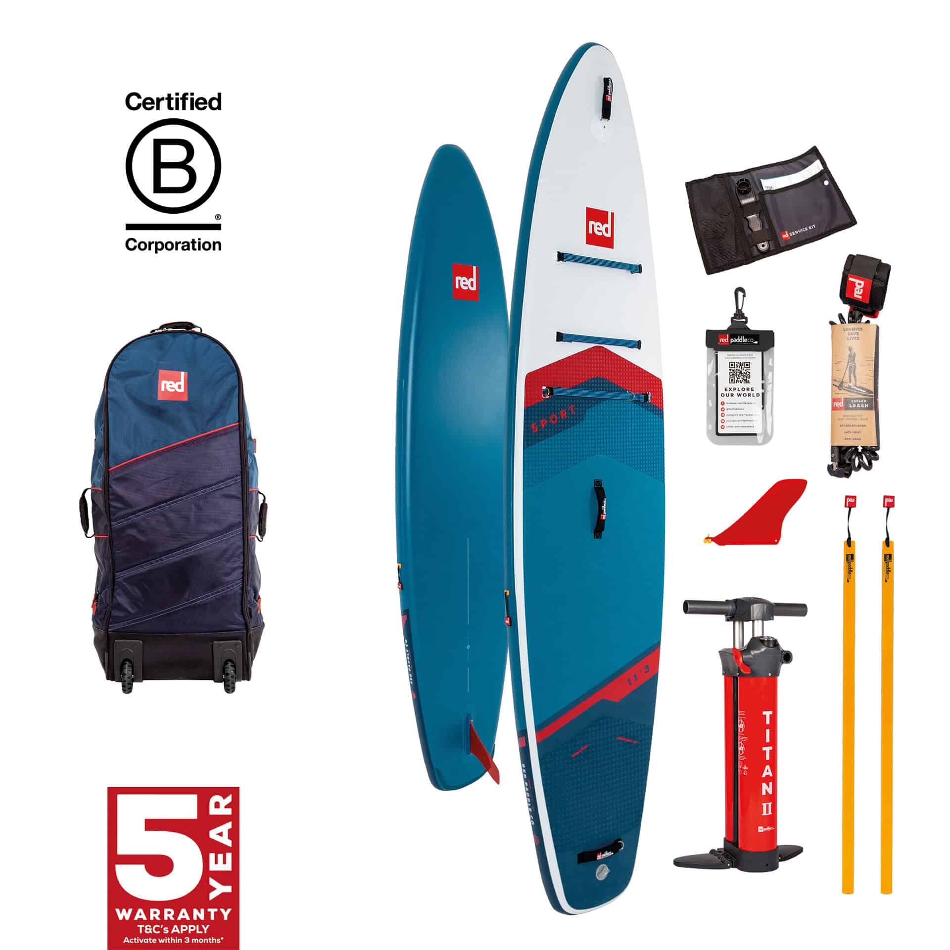 Sup deska Red Paddle Co 11'3 Sport | Bananaway