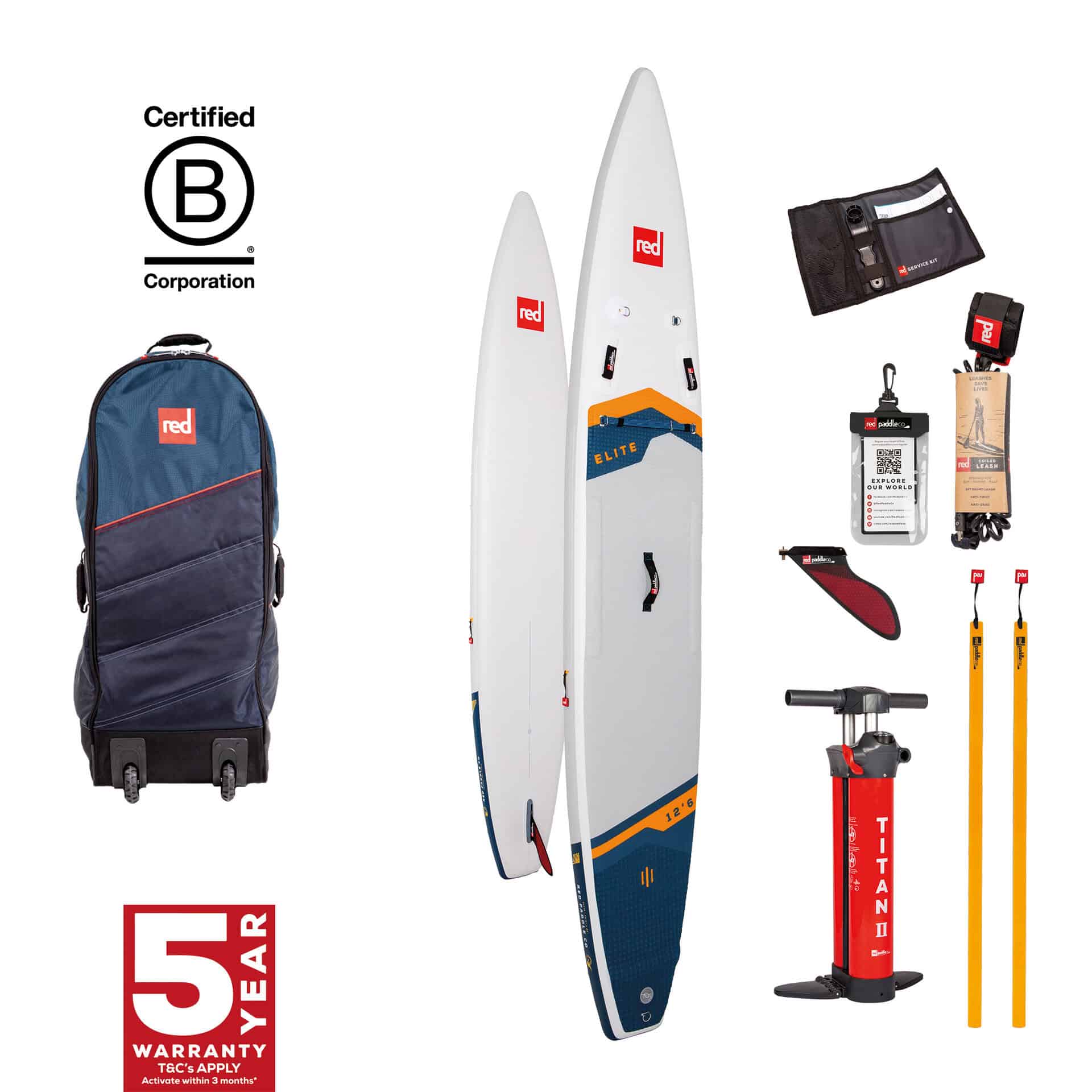 Sup deska Red Paddle Co 12'6 x 25'' Elite MSL 800 | Bananaway