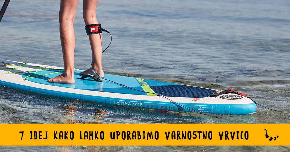 7 idej kako lahko uporabimo varnostno vrvico pri supanju