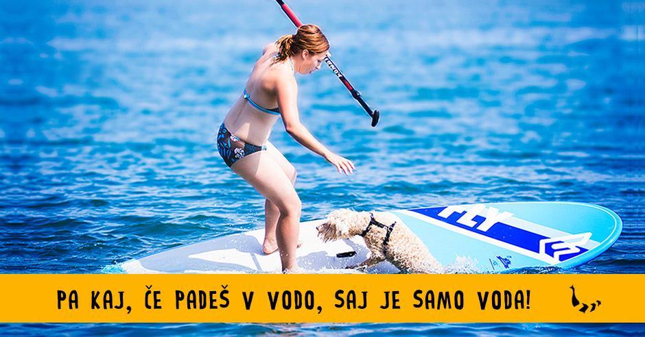 Prvič na supu: pa kaj če padeš vodo, saj je samo voda! - Bananaway
