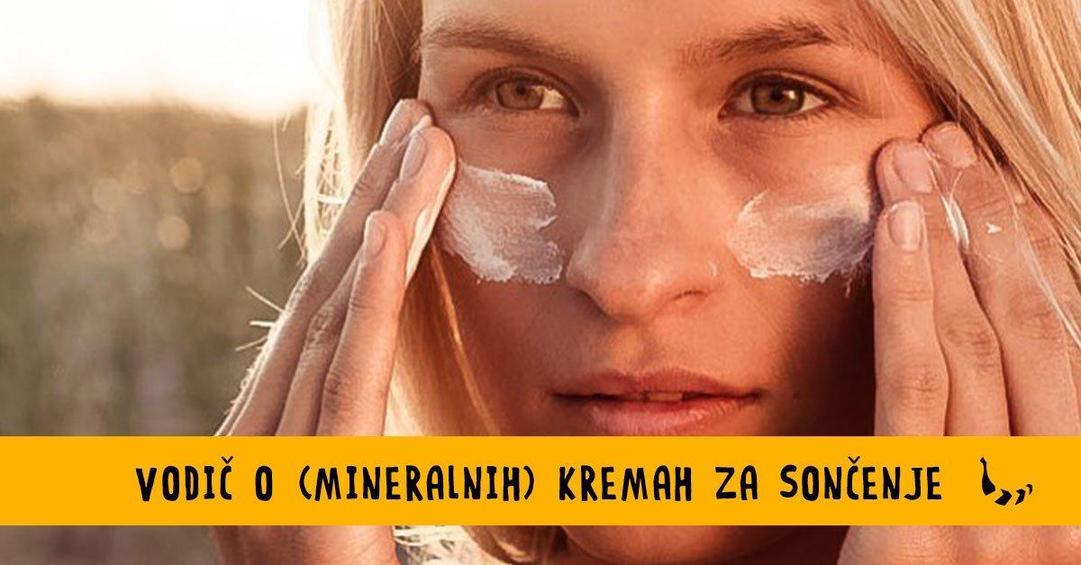 Vodič o mineralnih kremah za sončenje