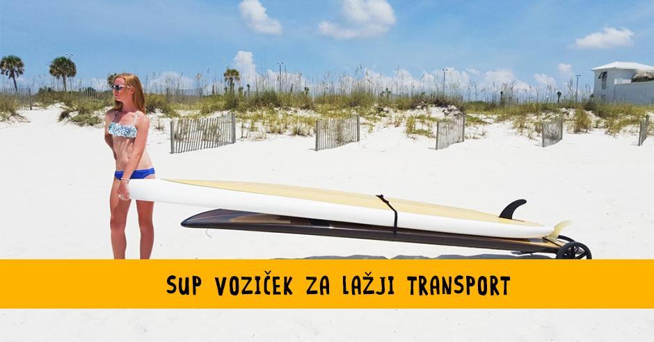Kako enostavneje nositi sup na plažo, ki ni pred vrati? - Bananaway
