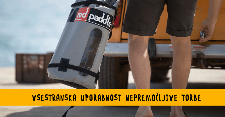 Vsestranska uporabnost nepremočljive torbe