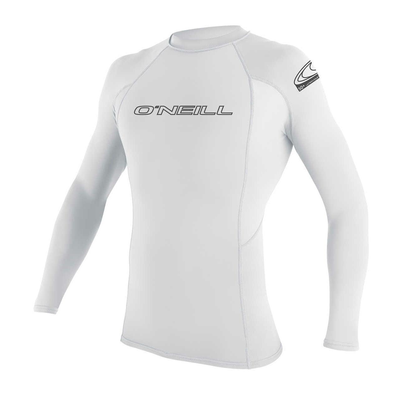 Lycra z dolgimi rokavi O'Neill Skins L/S, oprijeta, bela, moška