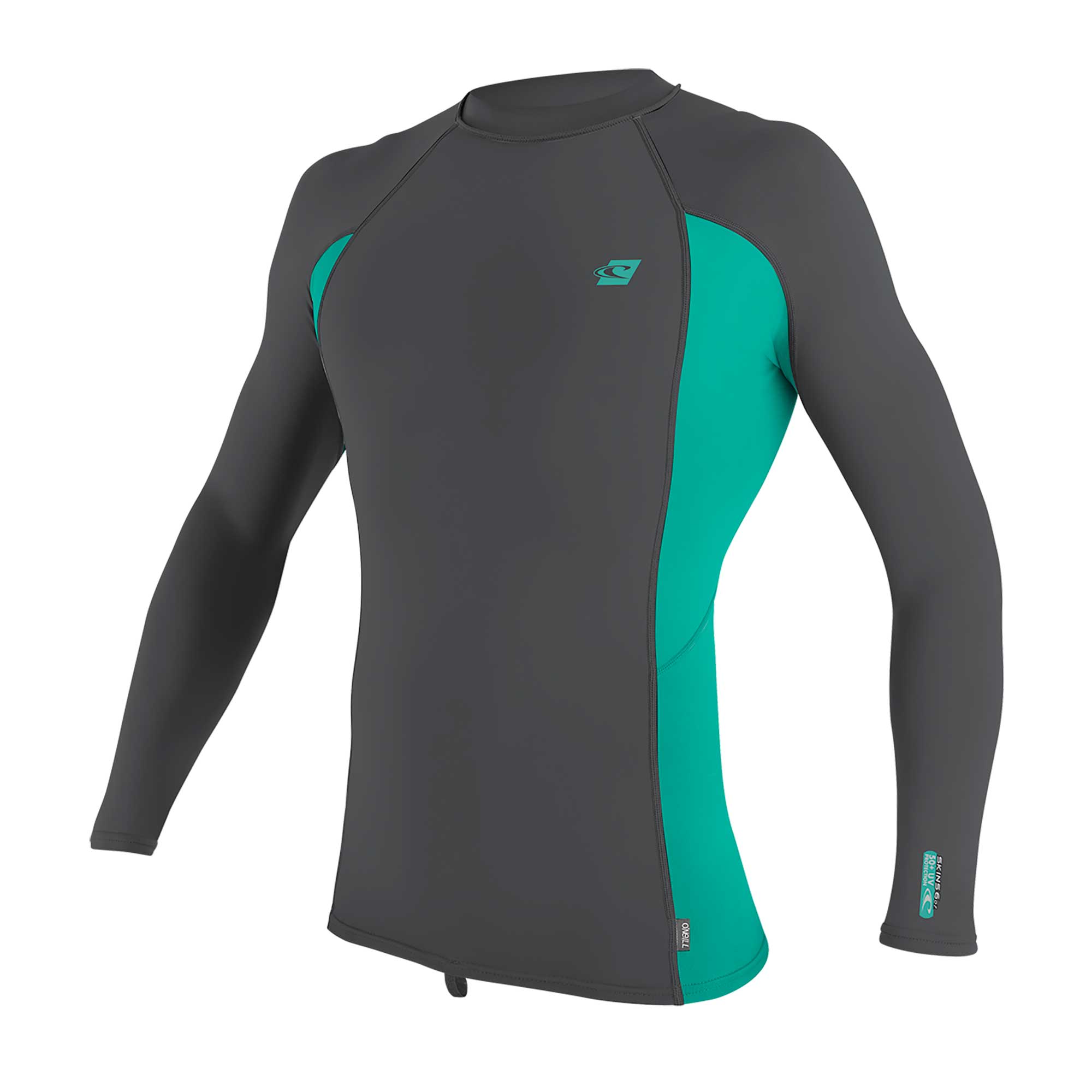 Lycra z dolgimi rokavi O'Neill Premium Skins L/S, oprijeta, siva-zelena, moška