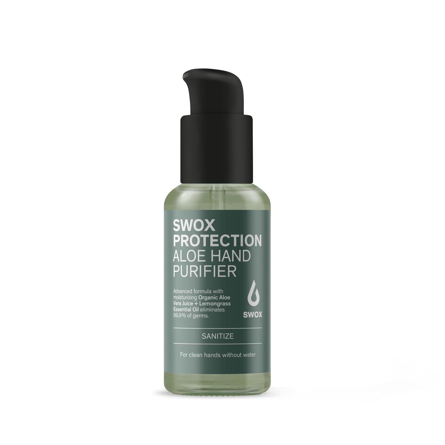 Razkužilo za roke Swox z organsko aloa vero