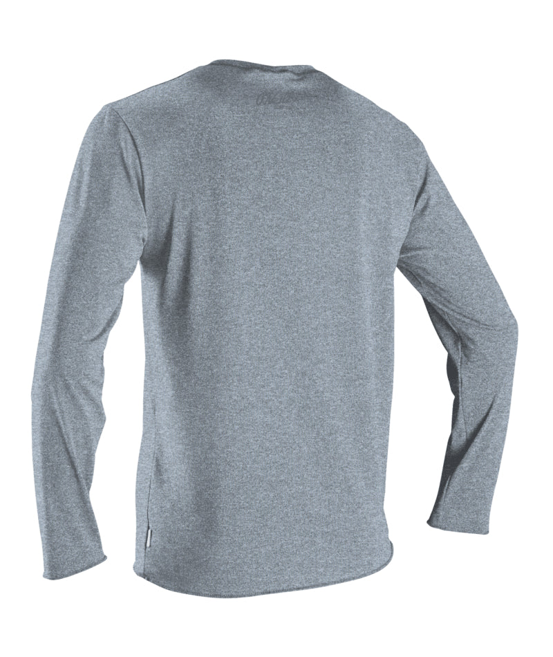 Dolga UV majica iz recikliranih materialov O'Neill Blueprint L/S, široka, sivo-modra, moška zadaj