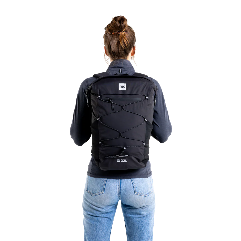 Lightweight Waterproof Backpack 22L - Obsidian Black