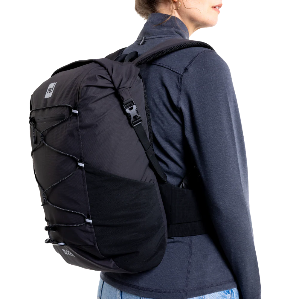 Lightweight Waterproof Backpack 22L - Obsidian Black