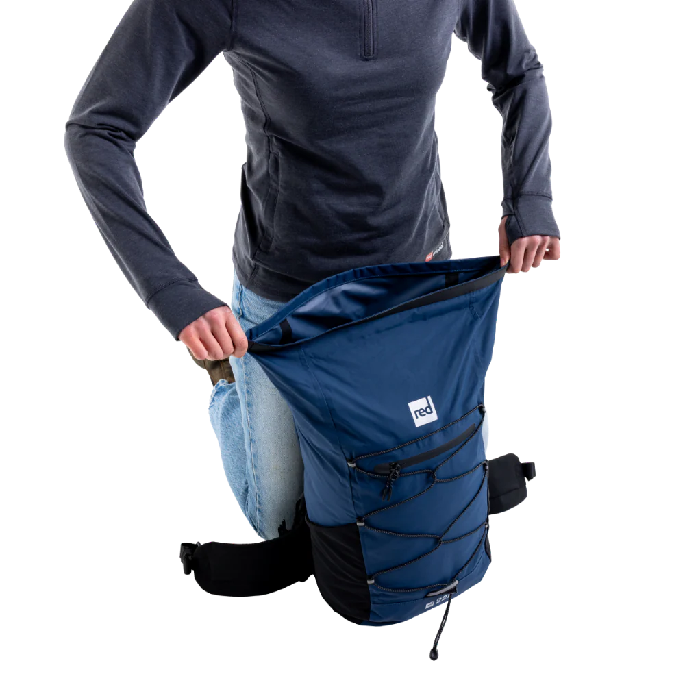 Lightweight Waterproof Backpack 22L - Obsidian Black