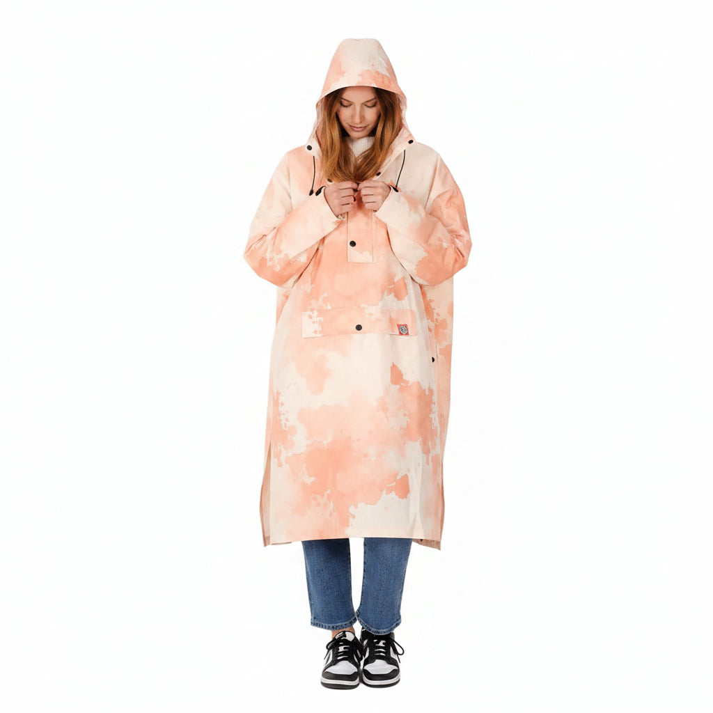 AFTER Watercolor Rain Poncho