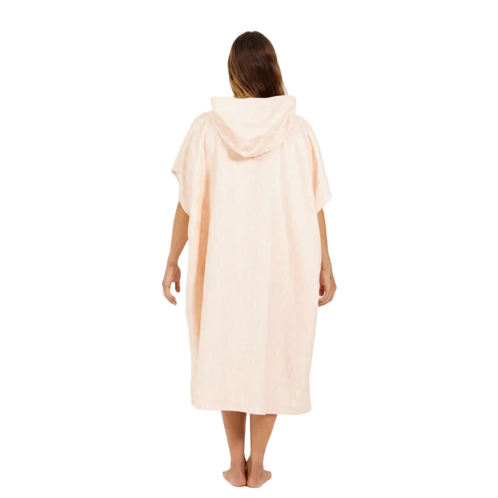 AFTER Tech Pocket Tears Of Pink Poncho 