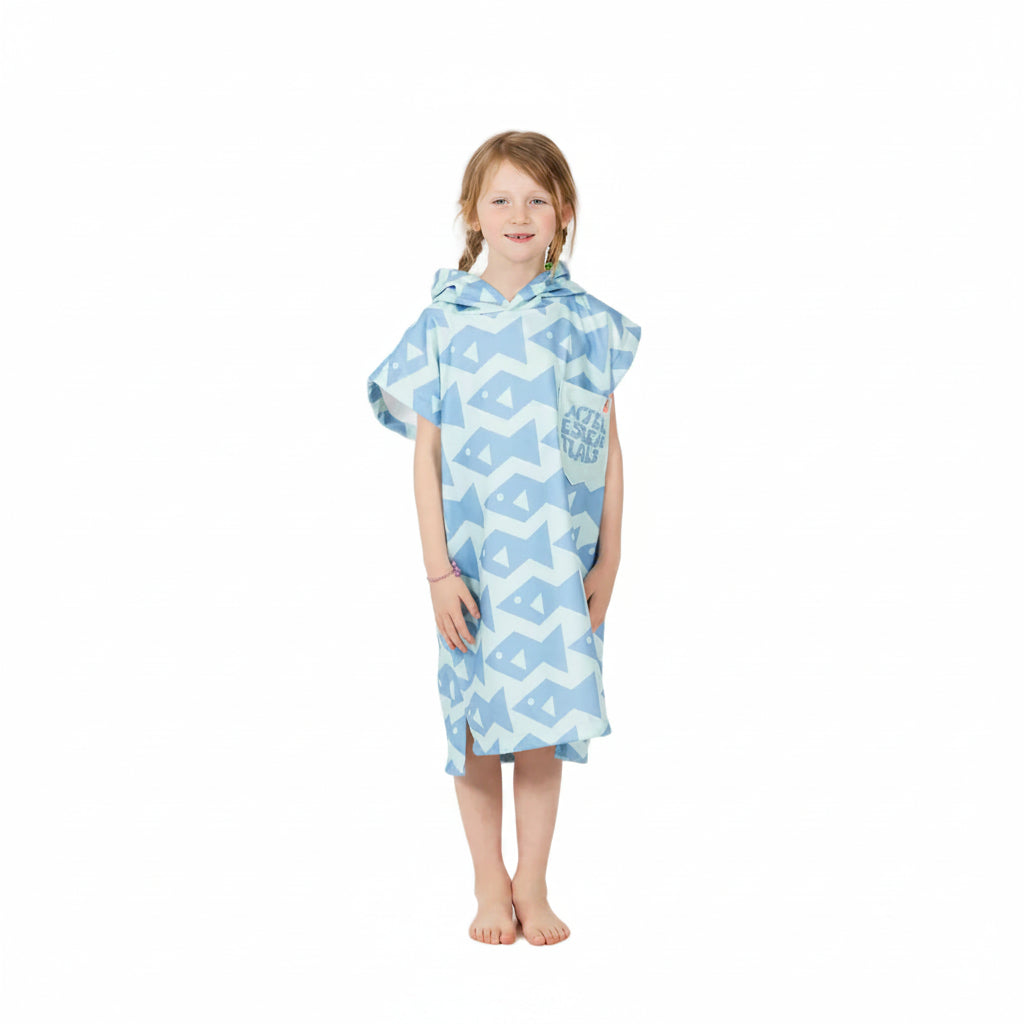 AFTER Square Fish Kids Poncho