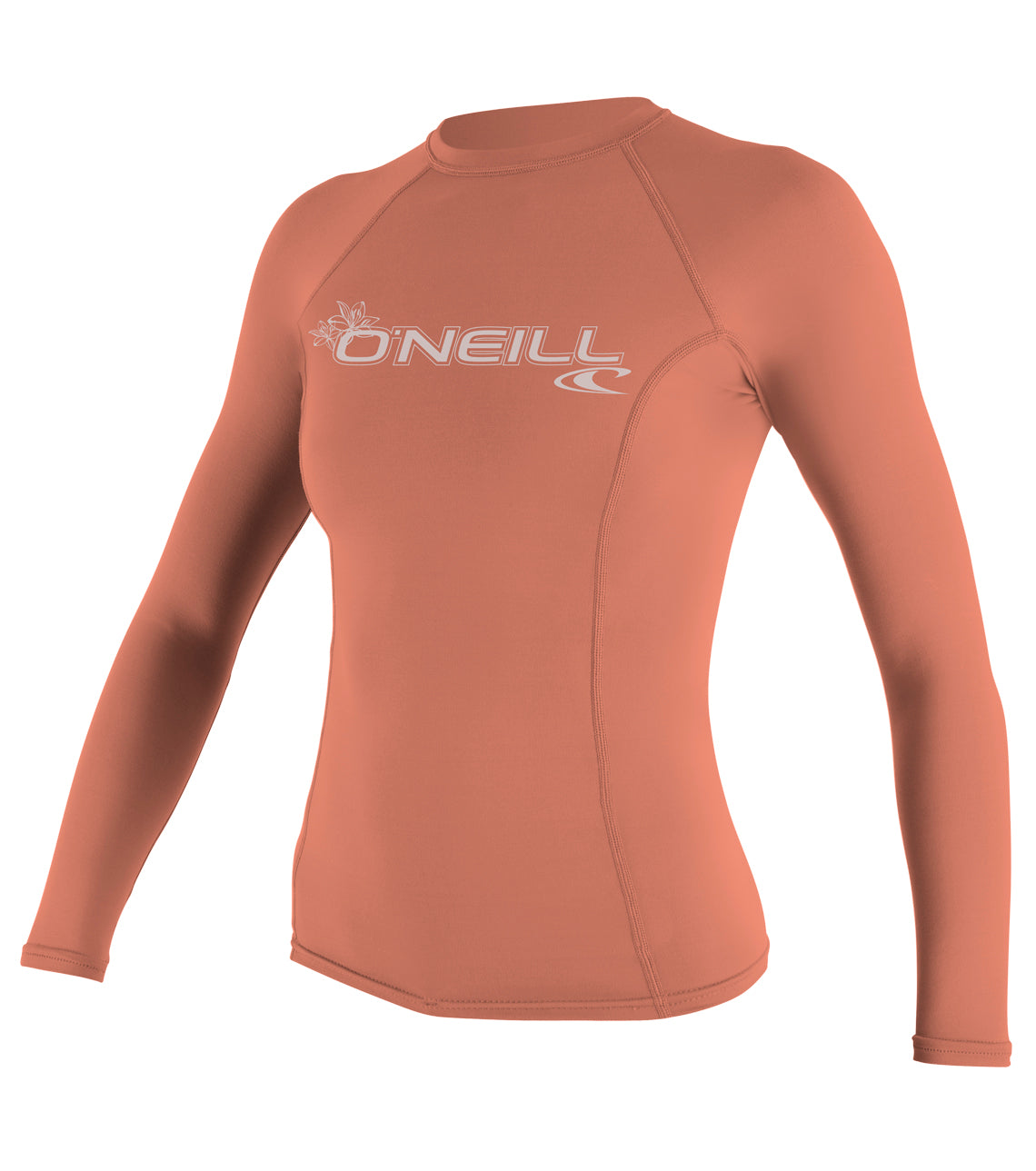 Lycra z dolgimi rokavi O'Neill Basic Skins L/S, oprijeta, oranžna, ženska