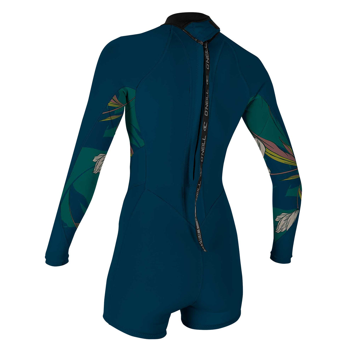 Ženski kratek neopren z dolgimi rokavi O'Neill Bahia 2/1 mm back zip, moder, druga fotografija