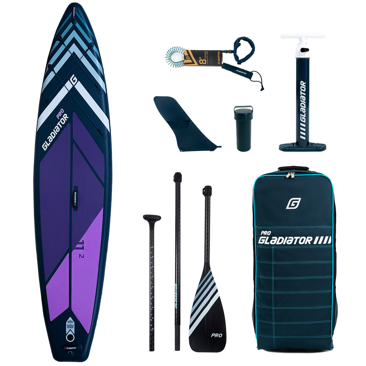 Sup deska Gladiator 11'2 Pro - paket supa