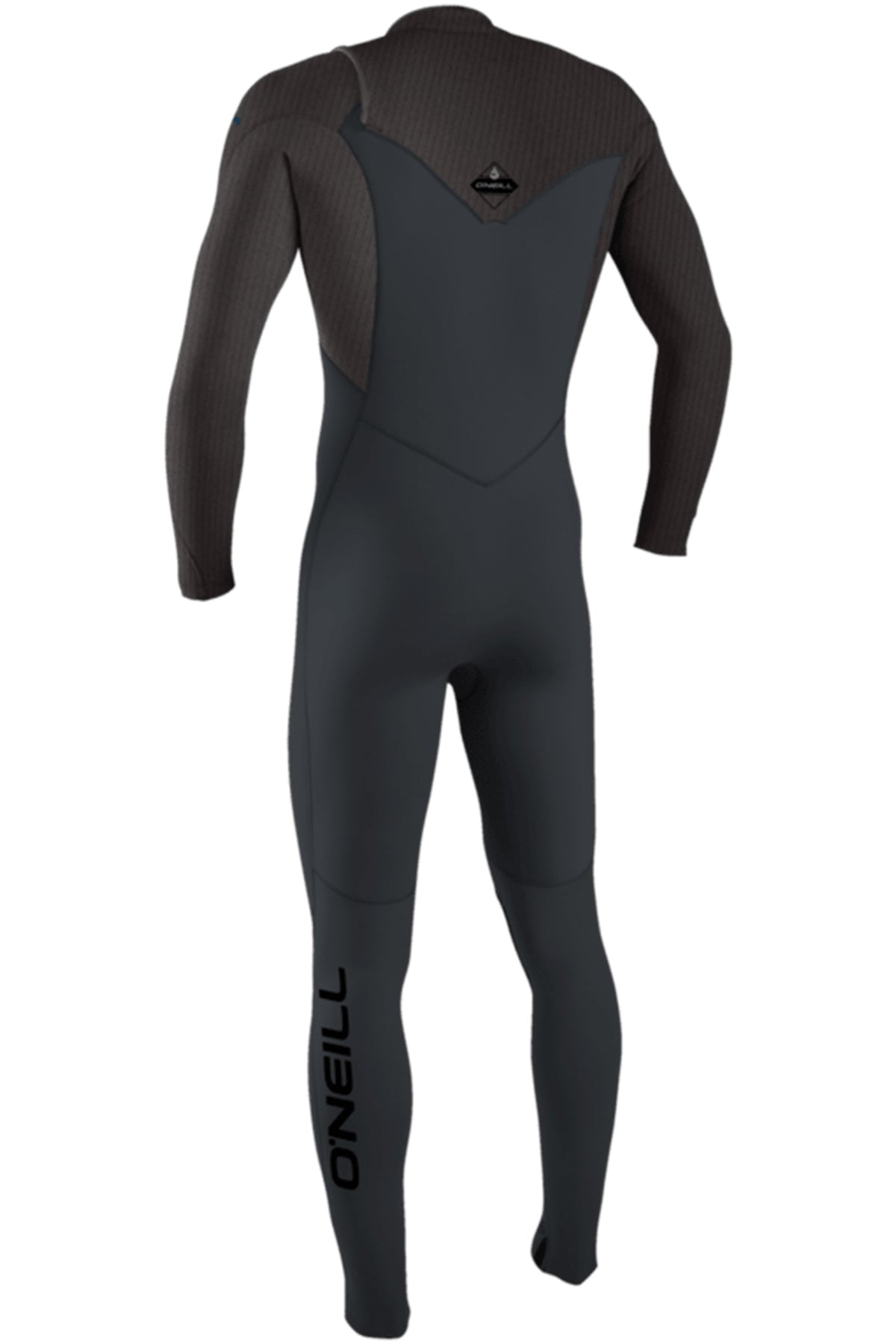 O'Neill Hyperfreak Wind 4/3 mm wing foil wetsuit, back view