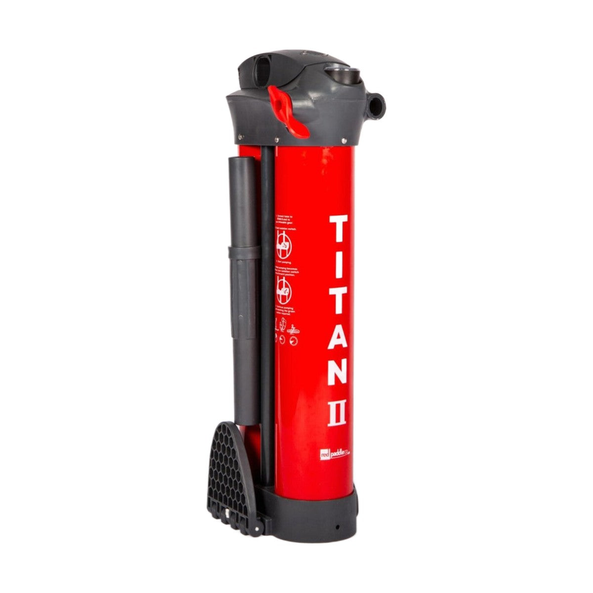 Red Paddle Co Titan 2 sup pump, side view
