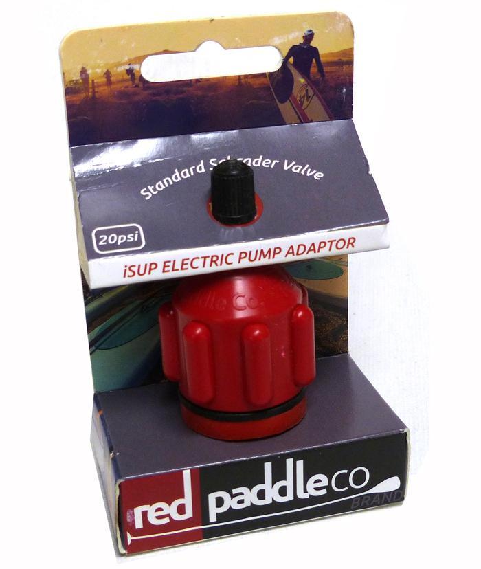 Red Paddle Co Inflation Adaptor in the case