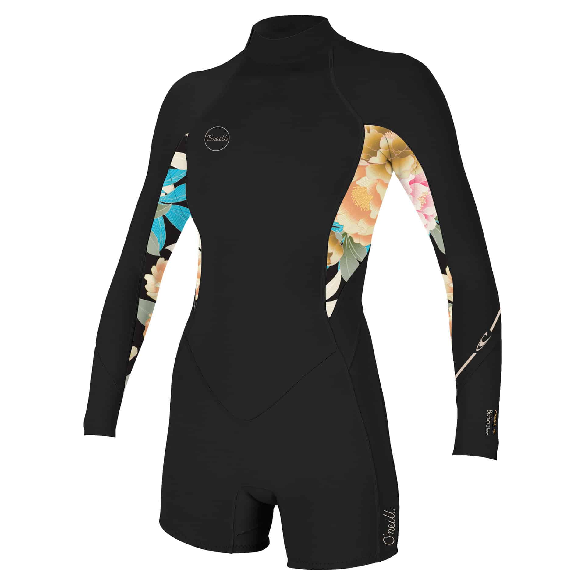 Ženski kratek neopren z dolgimi rokavi